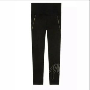 High waisted rhinestone Leggings